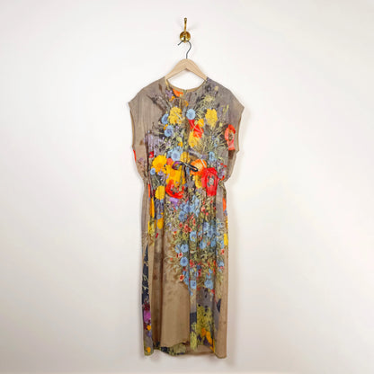 Simple Dress in Print C-Dresses-Anntian-eugenienewport