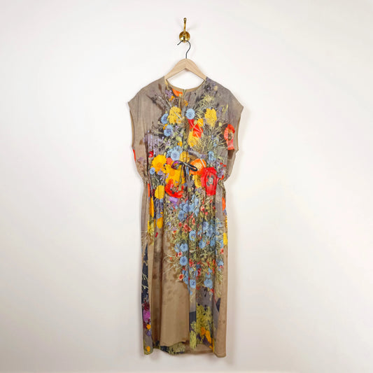 Simple Dress in Print C-Dresses-Anntian-eugenienewport