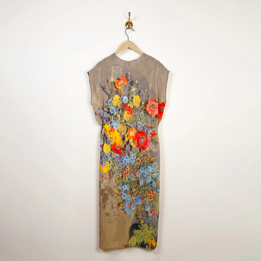 Simple Dress in Print C-Dresses-Anntian-eugenienewport