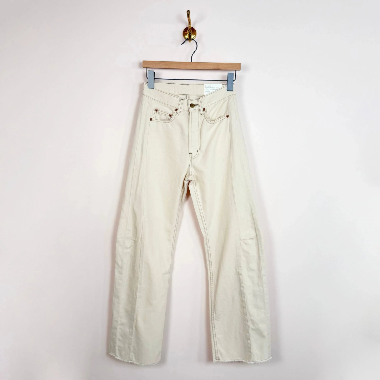 Slim Lasso in Clair Rinse-Denim-B Sides-eugenienewport