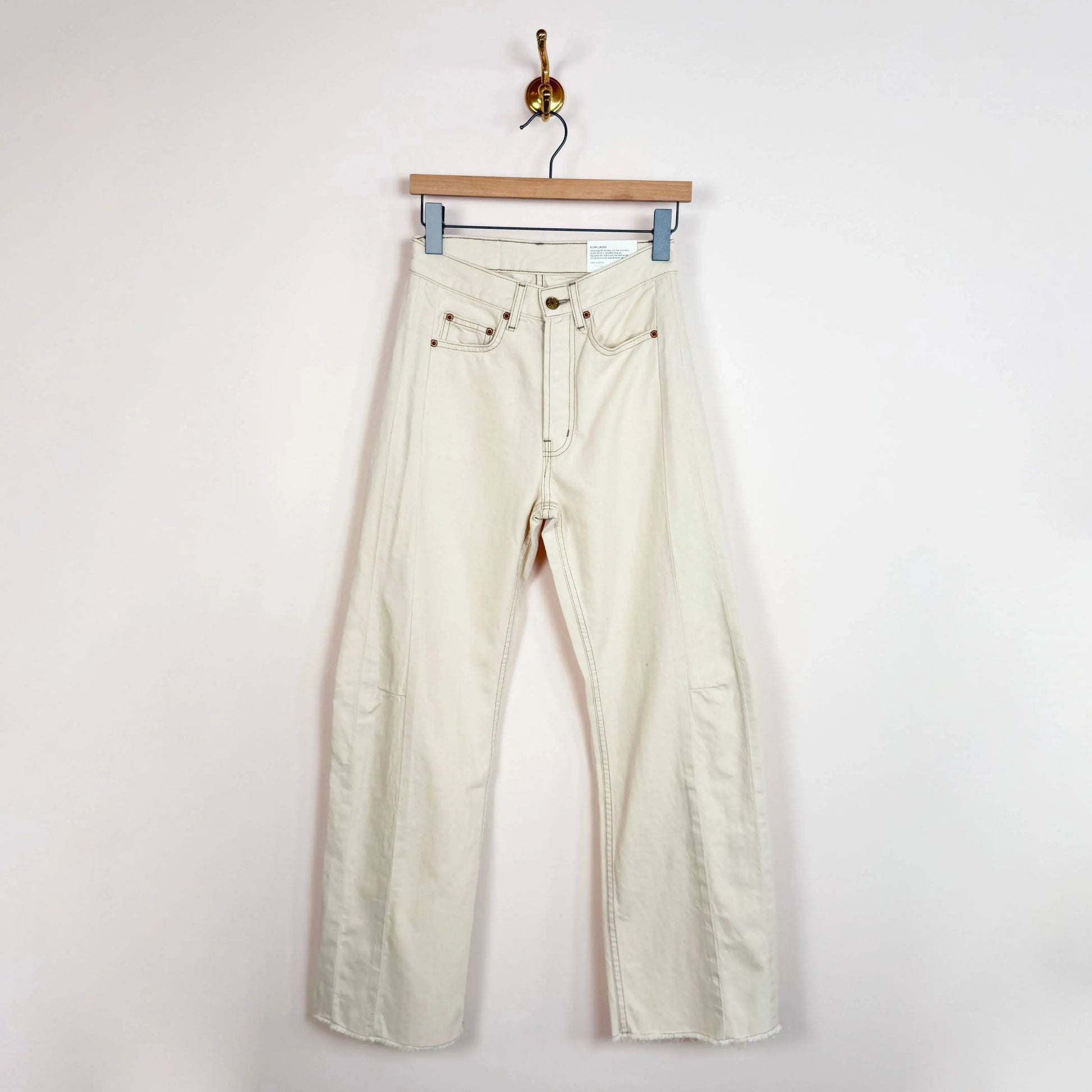 Slim Lasso in Clair Rinse-Denim-B Sides-eugenienewport