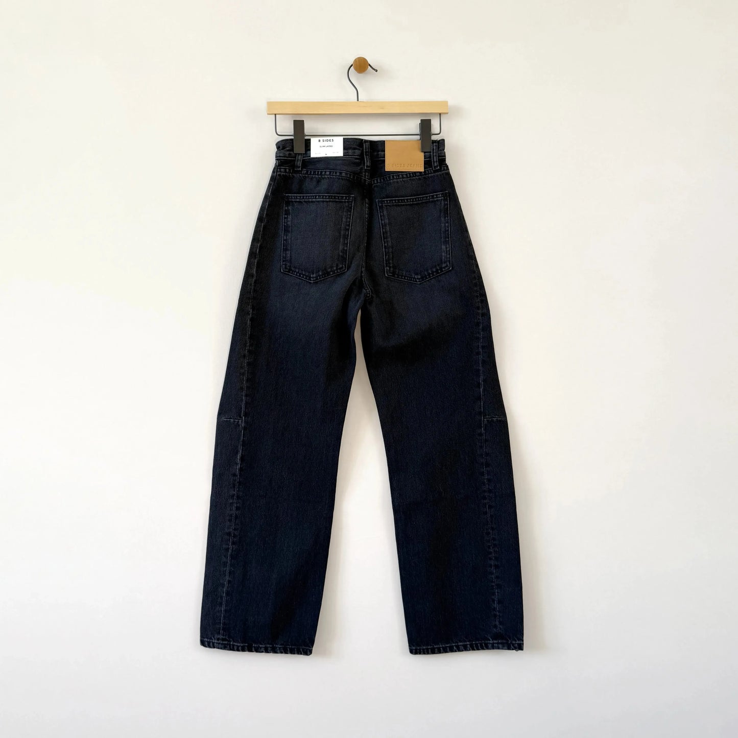 Slim Lasso in Stil Black-Denim-B Sides-eugenienewport