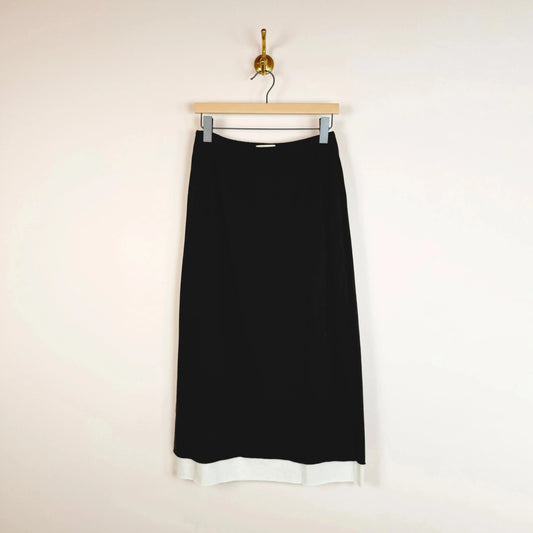 Slip Skirt in Faded Black/Oyster-Skirts-B Sides-eugenienewport