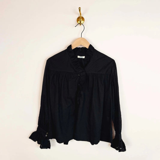 Sophie Shirt in Midnight-Tops-Cawley-eugenienewport