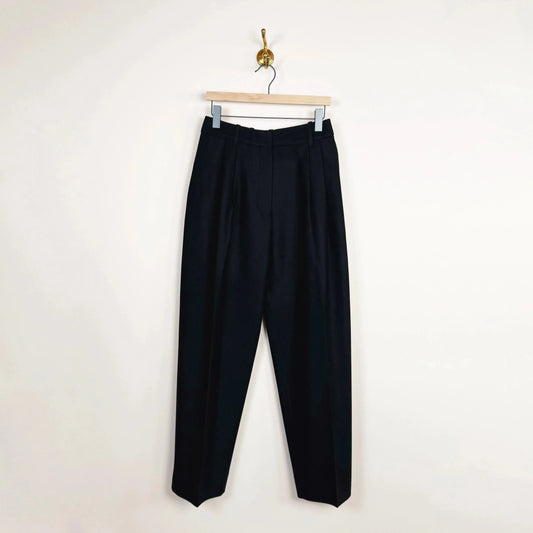 Sperro Pleated Pant in Black-Pants-Studio Nicholson-eugenienewport