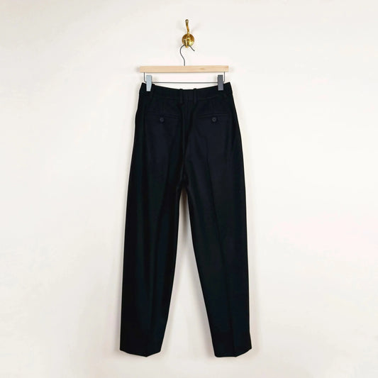 Sperro Pleated Pant in Black-Pants-Studio Nicholson-eugenienewport