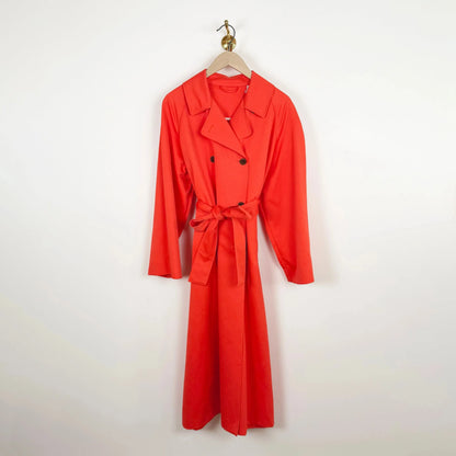 Spring Coat in Clear Red-Coats-Skall-eugenienewport