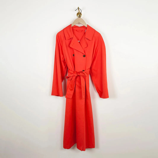 Spring Coat in Clear Red-Coats-Skall-eugenienewport
