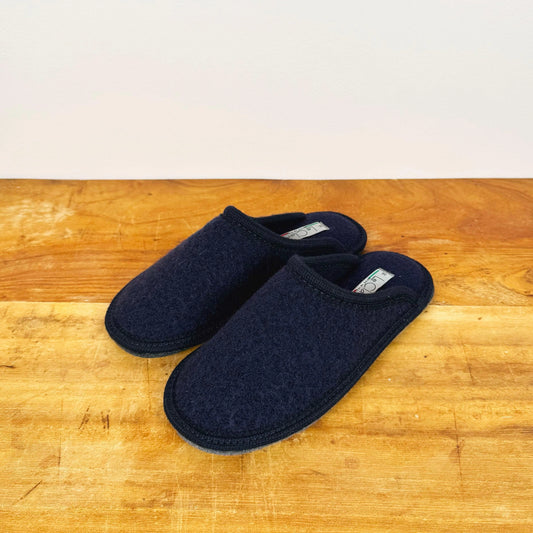 Stella Slipper in Navy-Shoes-Le Clare-eugenienewport