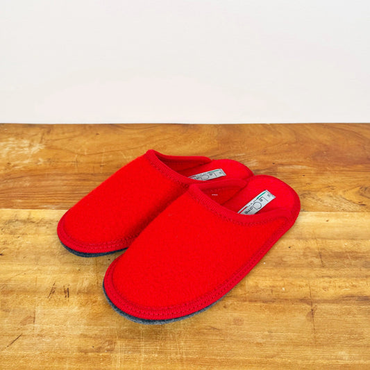 Stella Slipper in Red-Shoes-Le Clare-eugenienewport