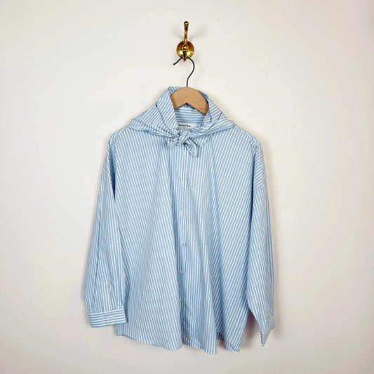 Suma Blouse in Blue Stripe-Tops-Fabiana Pigna-eugenienewport