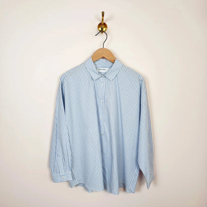 Suma Blouse in Blue Stripe-Tops-Fabiana Pigna-eugenienewport