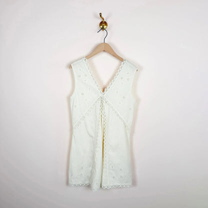 Talia Dress in Antique White-Dresses-Skall-eugenienewport