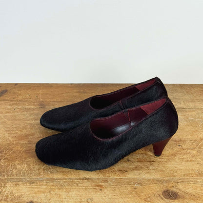 Taylor Pumps in Burgundy Calf Hair