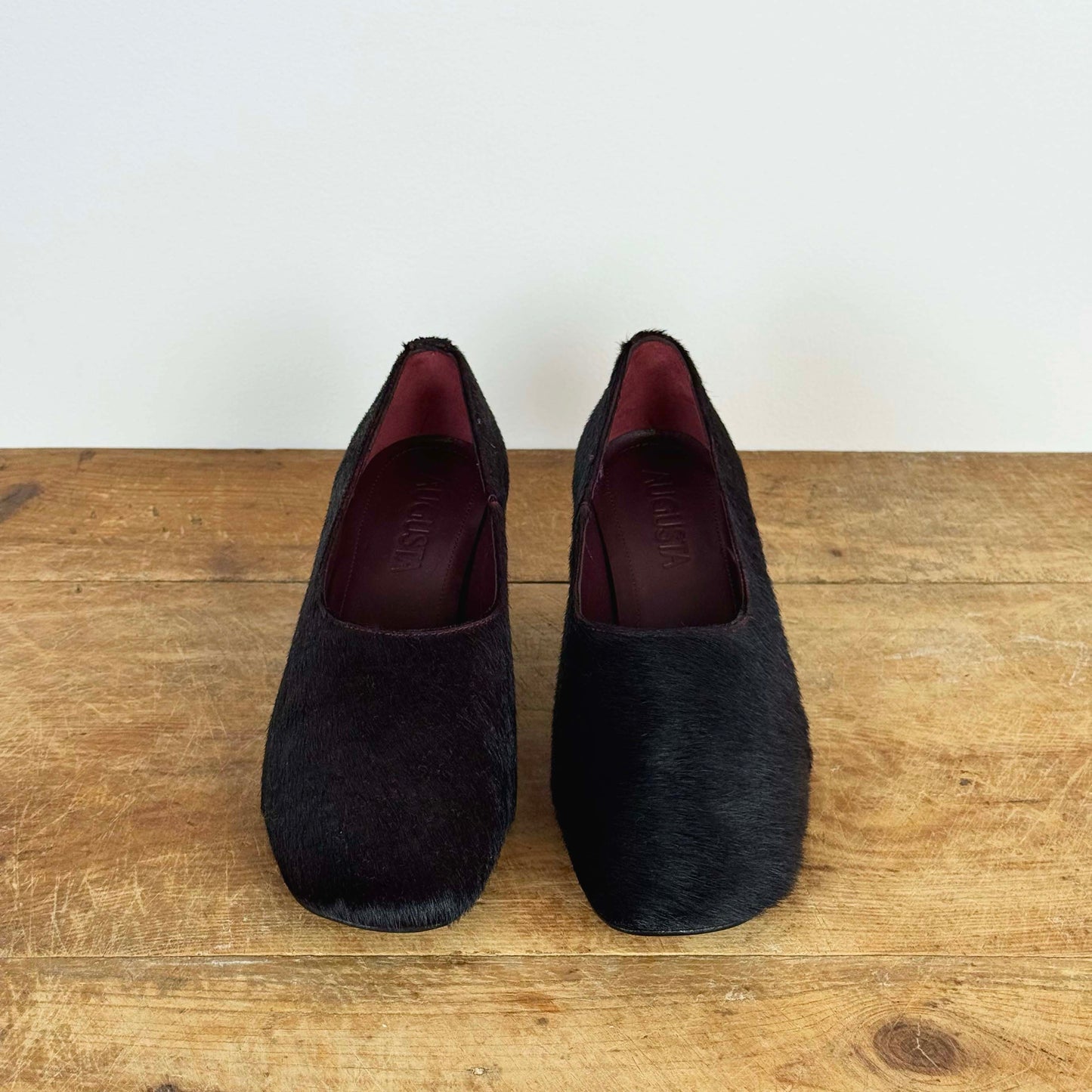 Taylor Pumps in Burgundy Calf Hair