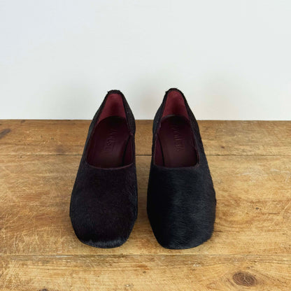 Taylor Pumps in Burgundy Calf Hair