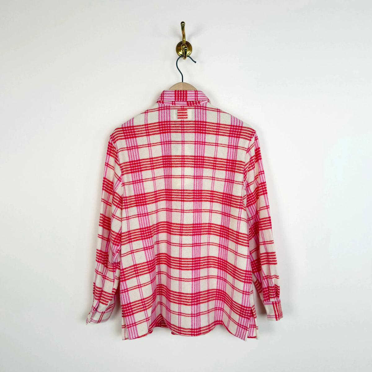 Tela Shirt in Tartan Pink Gauze-Tops-Nitto-eugenienewport