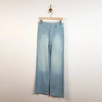 Teri Wide Leg Chino in Indigo Stripe-Pants-Denimist-eugenienewport