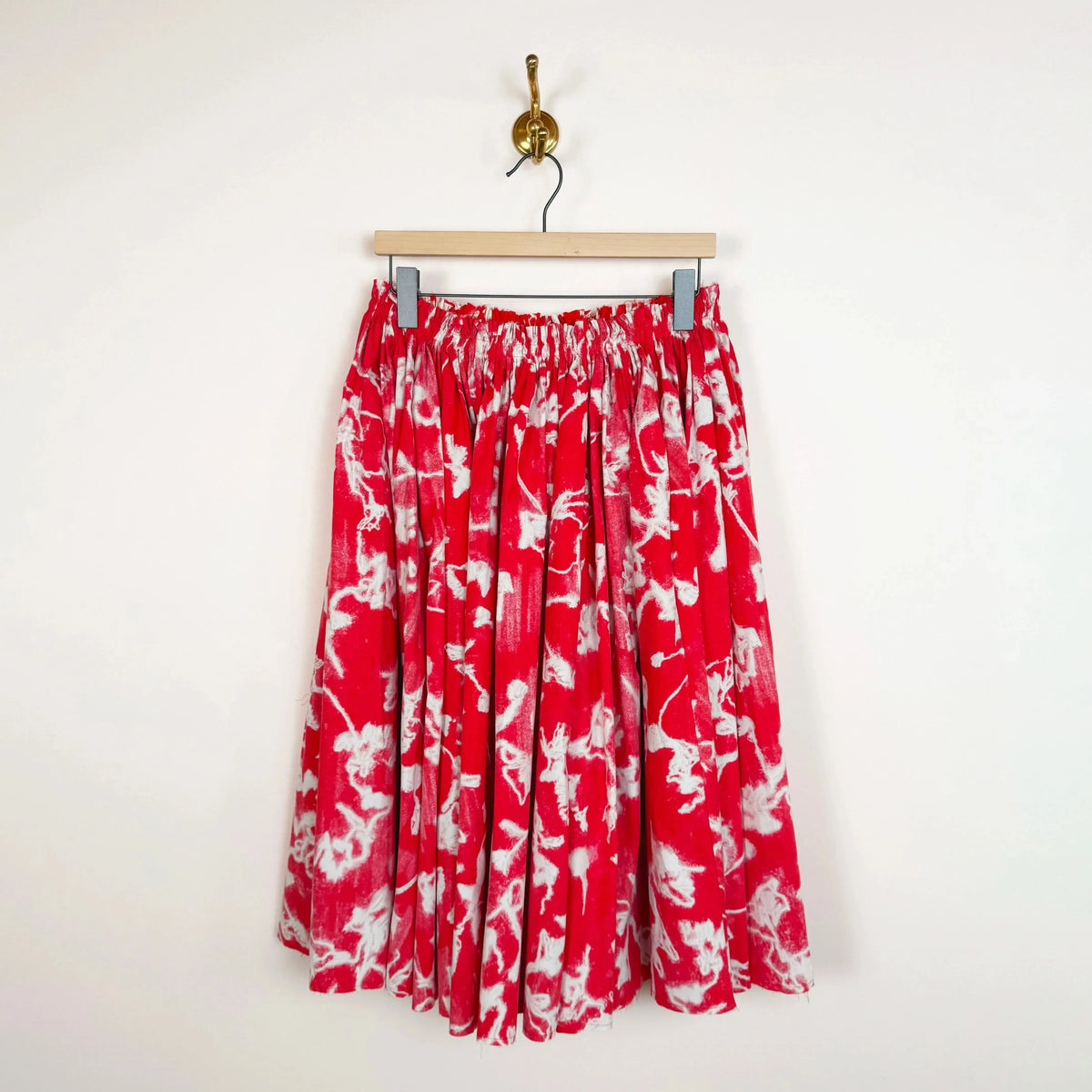 Teti Skirt in Red Print-Skirts-Nitto-eugenienewport