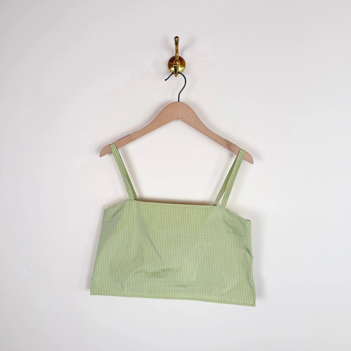 Tile Tank in Green Check-Tops-Eleph-eugenienewport