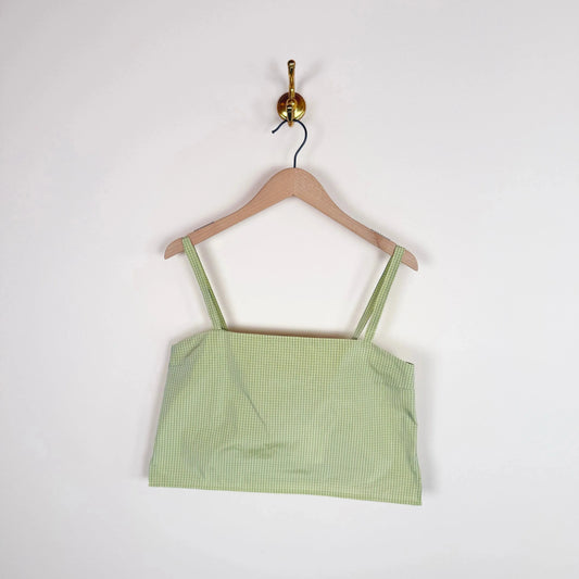 Tile Tank in Green Check-Tops-Eleph-eugenienewport