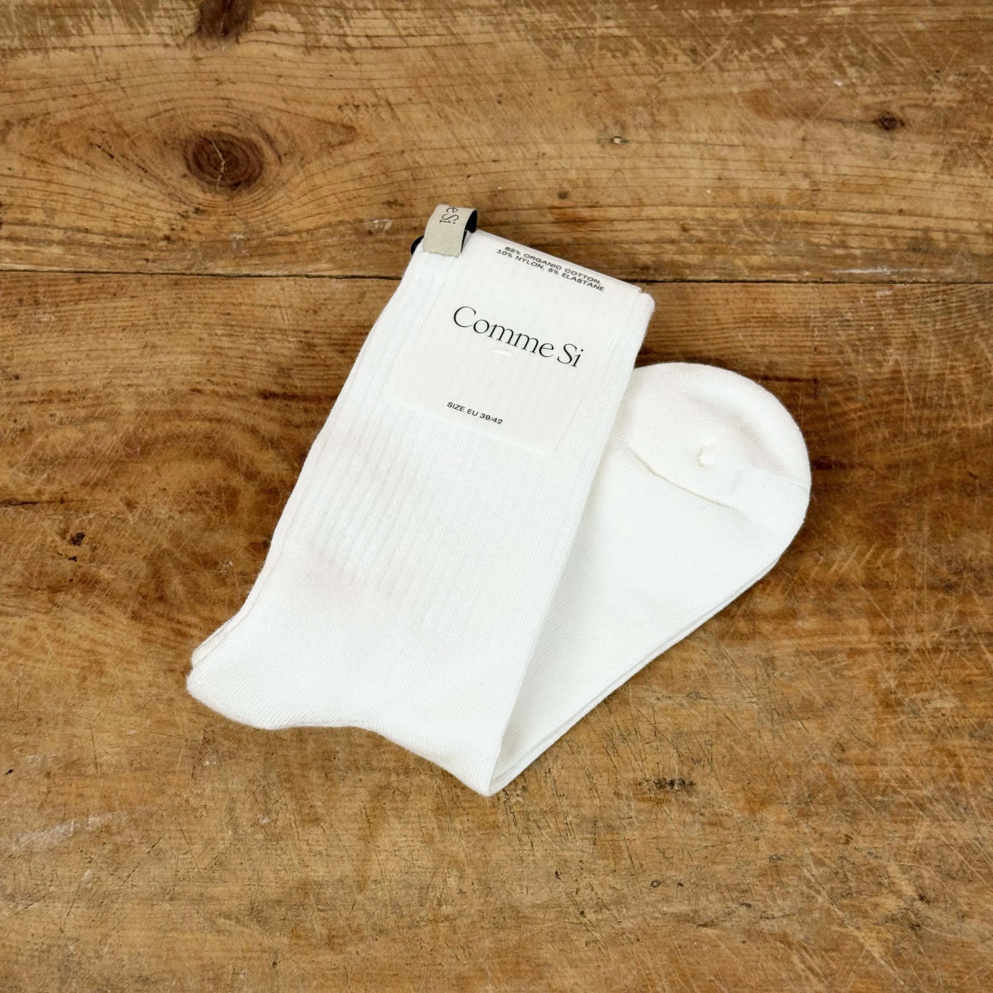 Tube Sock in Off White-Accessories-Comme Si-eugenienewport