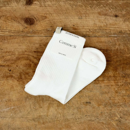 Tube Sock in Off White-Accessories-Comme Si-eugenienewport