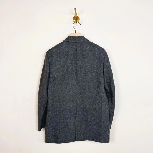 Two Button Blazer in Grey-Jackets-Sayaka Davis-eugenienewport