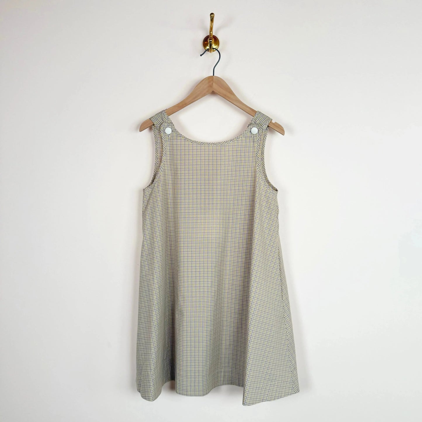 Typewriter Checkered Margot Dress-Dresses-Cawley-eugenienewport