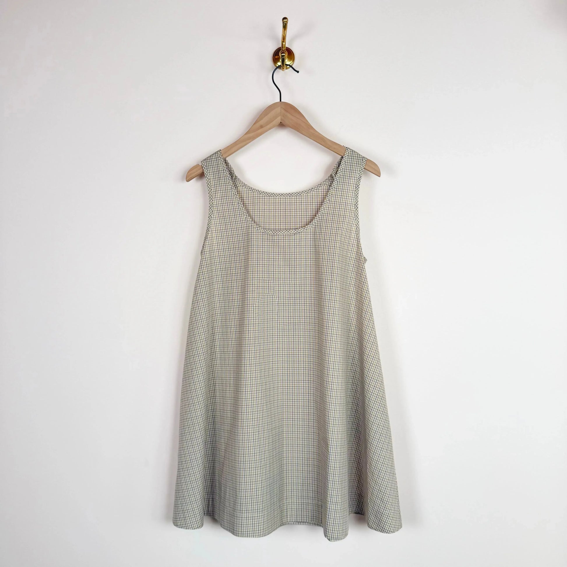 Typewriter Checkered Margot Dress-Dresses-Cawley-eugenienewport