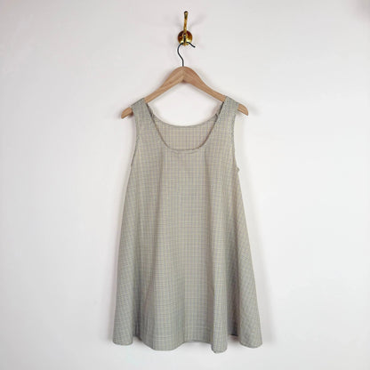 Typewriter Checkered Margot Dress-Dresses-Cawley-eugenienewport