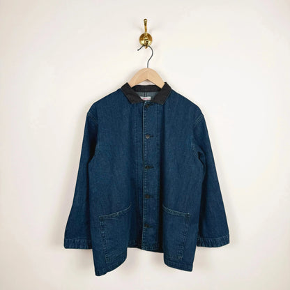 Unisex Amoskeag Selvedge Denim Chore Jacket-Jackets-Chimala-eugenienewport