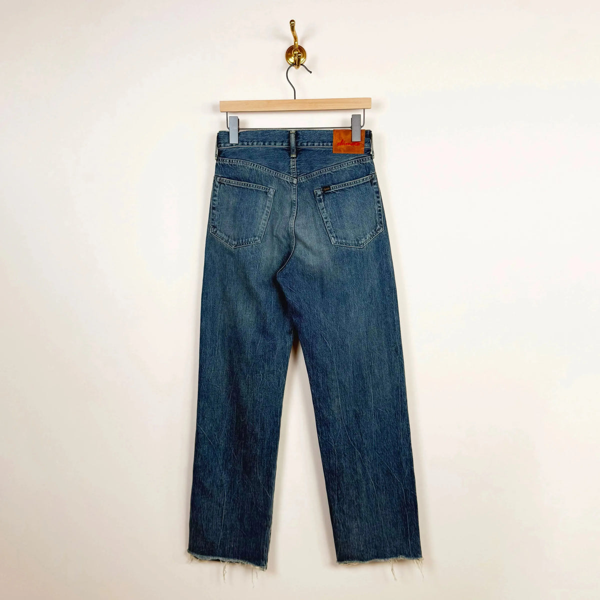Unisex Denim Straight Cut in Smoky Medium-Denim-Chimala-eugenienewport