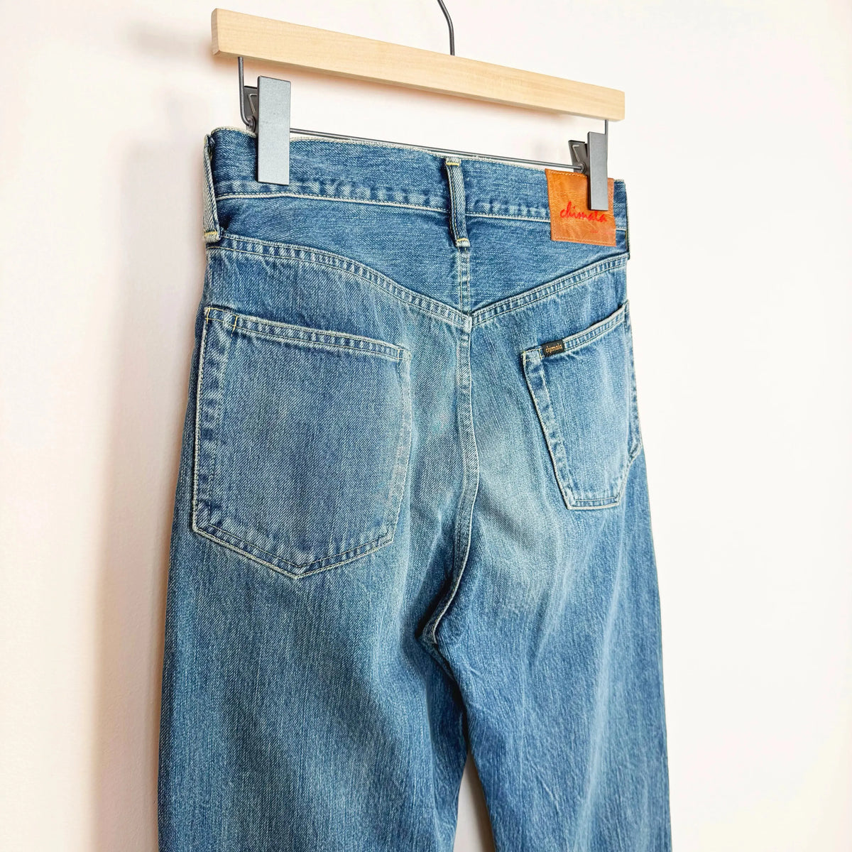 Unisex Denim Straight Cut in Smoky Medium-Denim-Chimala-eugenienewport