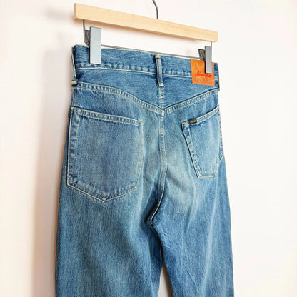 Unisex Denim Straight Cut in Smoky Medium-Denim-Chimala-eugenienewport
