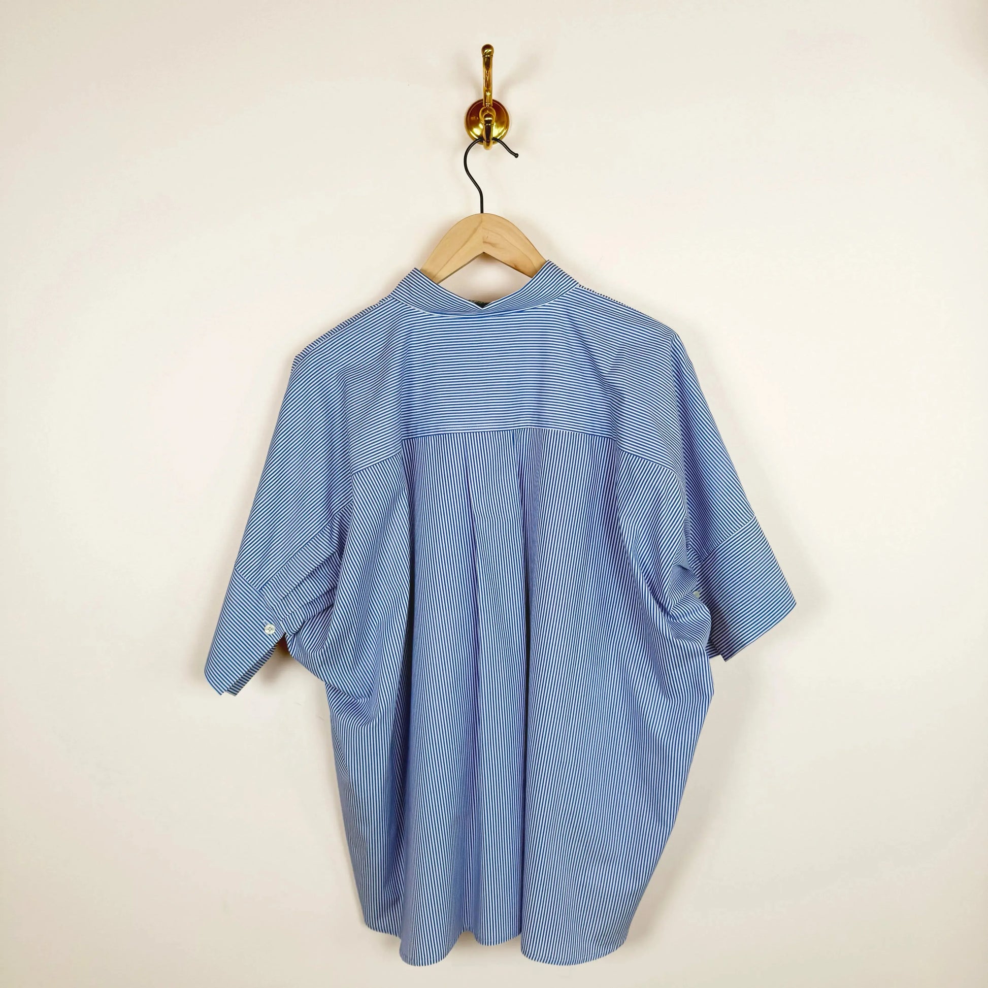 Vesper Top in Classic Shirting Stripe-Tops-Aquarius Cocktail-eugenienewport