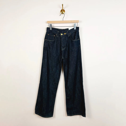 Vic Jean in Rinse Indigo-Pants-B Sides-eugenienewport
