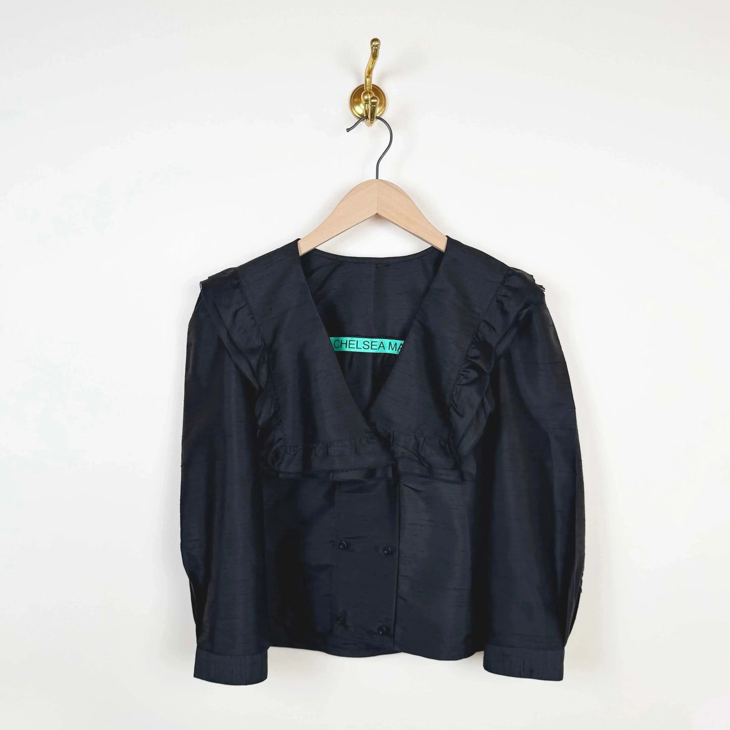 Vienna Blouse in Black-Tops-Chelsea Mak-eugenienewport