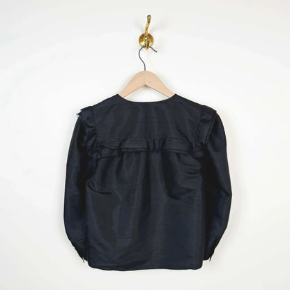 Vienna Blouse in Black-Tops-Chelsea Mak-eugenienewport
