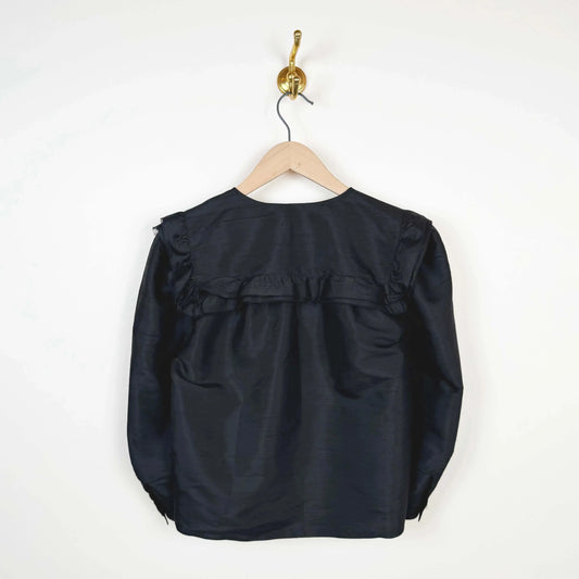 Vienna Blouse in Black-Tops-Chelsea Mak-eugenienewport