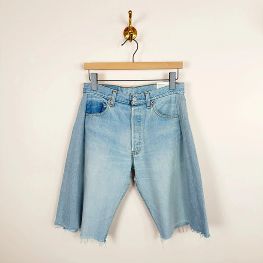 Vintage Lasso Shorts in Vintage Indigo-Denim-B Sides-eugenienewport