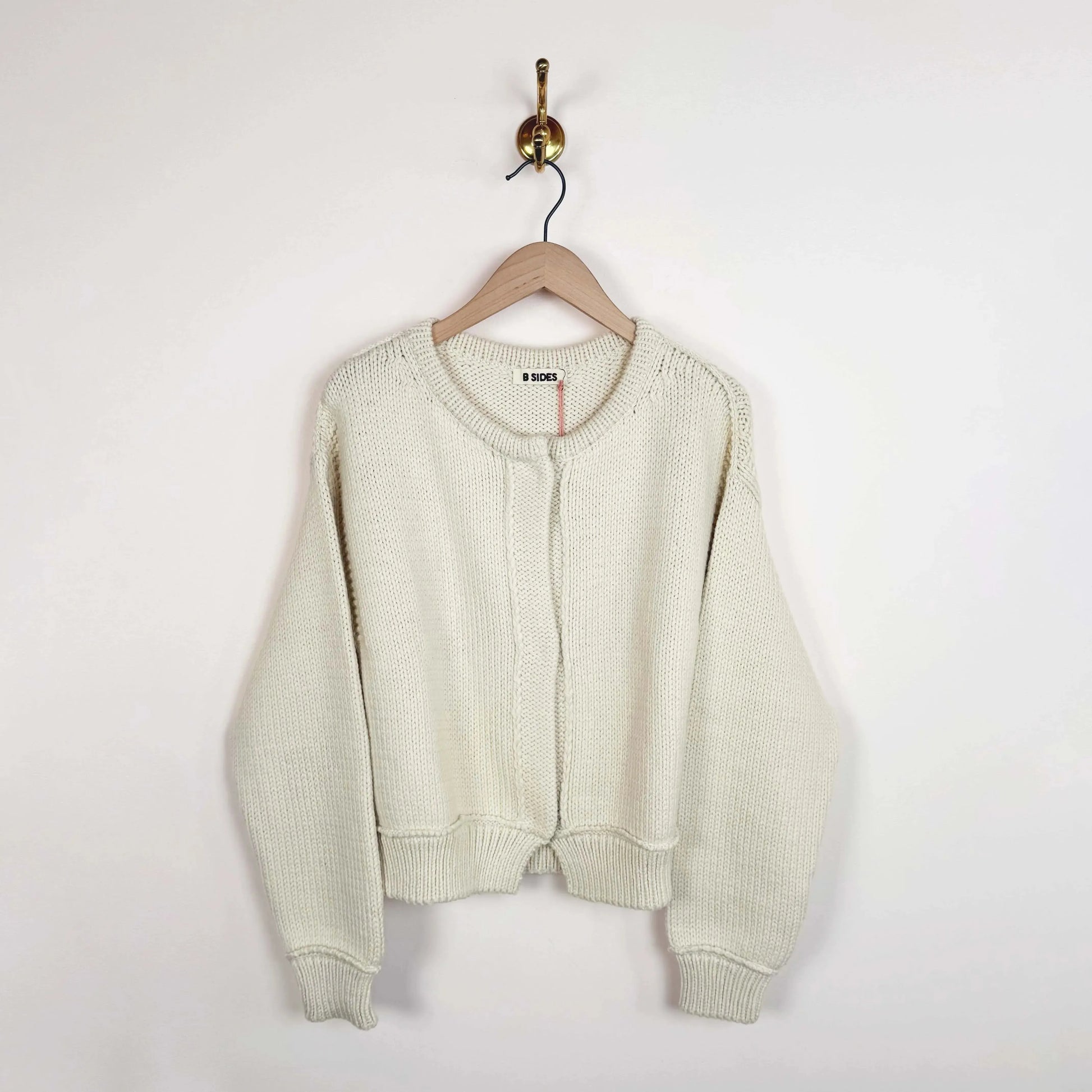 Warren Cardigan in Ivory-Sweaters-B Sides-eugenienewport