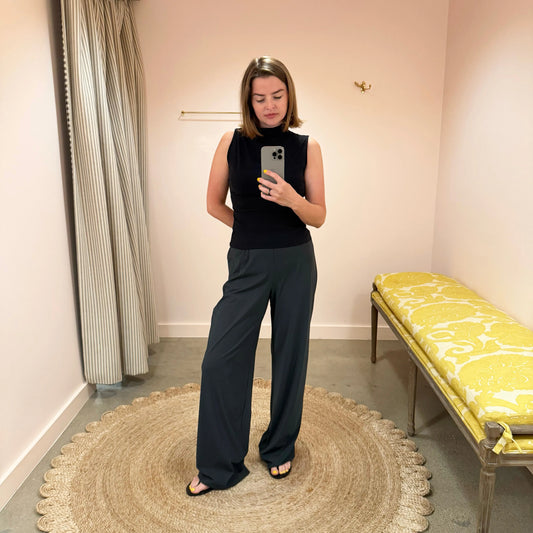 Wide Fit Pants in Charcoal (30" Inseam)-Pants-Reyèm-eugenienewport