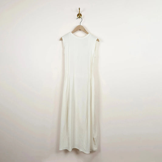Wold Dress in Chalk Soft Linen-Dresses-Studio Nicholson-eugenienewport