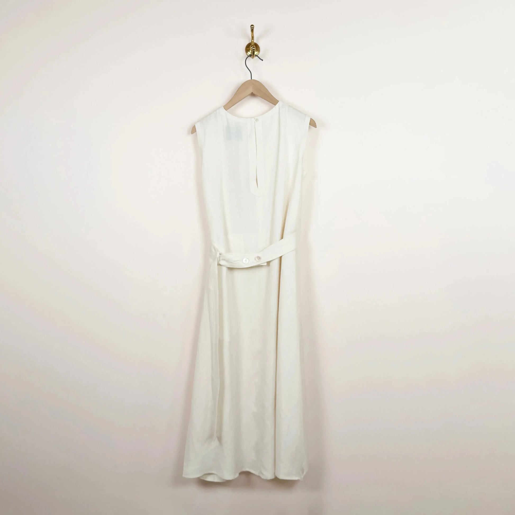 Wold Dress in Chalk Soft Linen-Dresses-Studio Nicholson-eugenienewport