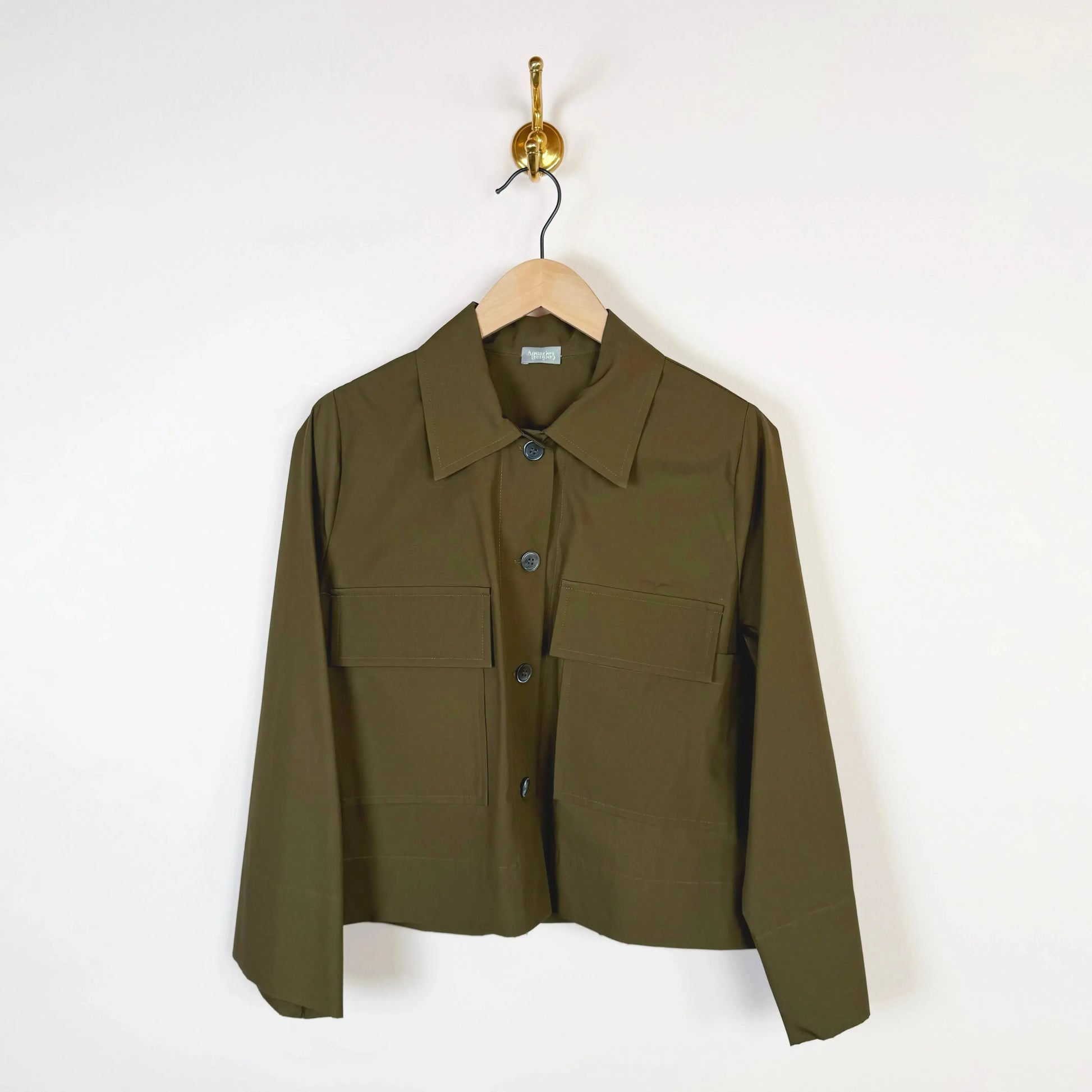 Yes Sir Jacket in Army-Jackets-Aquarius Cocktail-eugenienewport