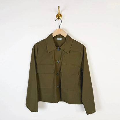 Yes Sir Jacket in Army-Jackets-Aquarius Cocktail-eugenienewport