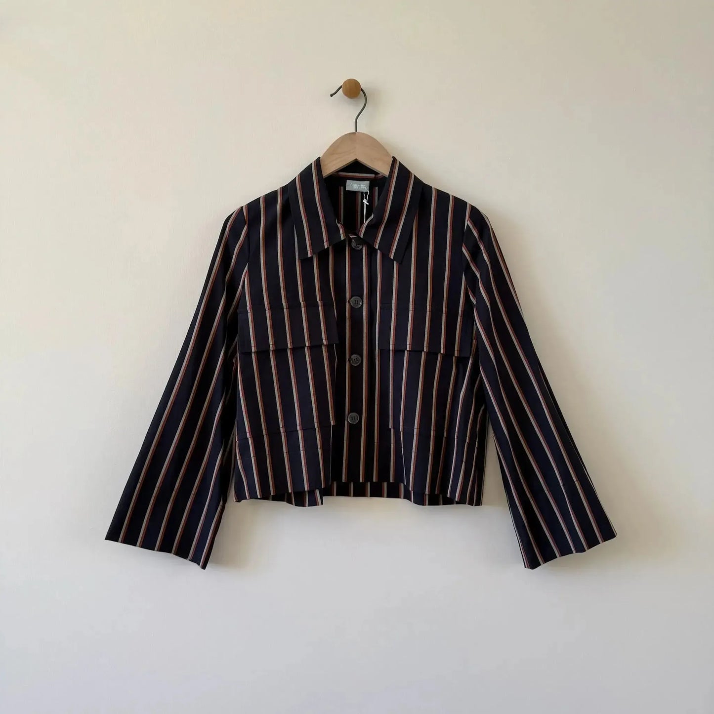 Yes Sir in University Stripe-Jackets-Aquarius Cocktail-eugenienewport