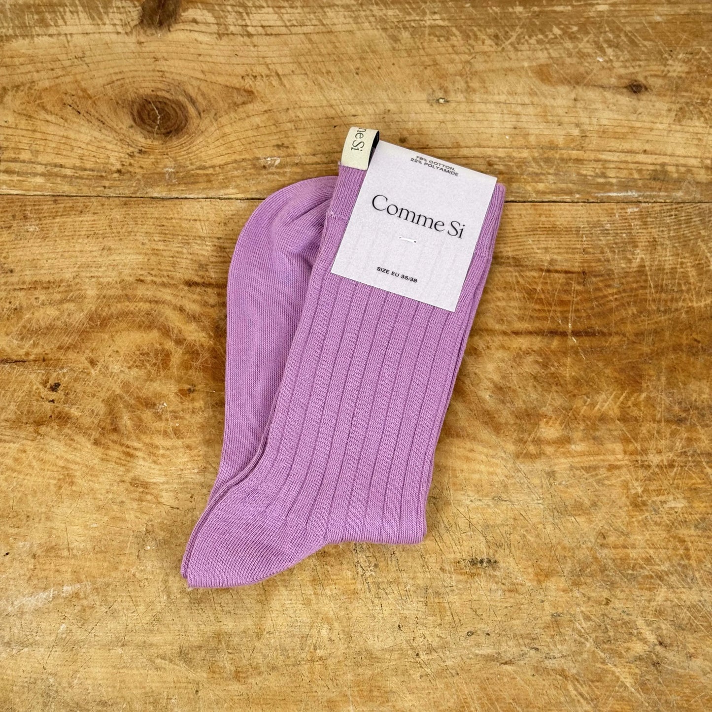 Yves Sock in Iris-Accessories-Comme Si-eugenienewport