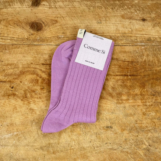 Yves Sock in Iris-Accessories-Comme Si-eugenienewport